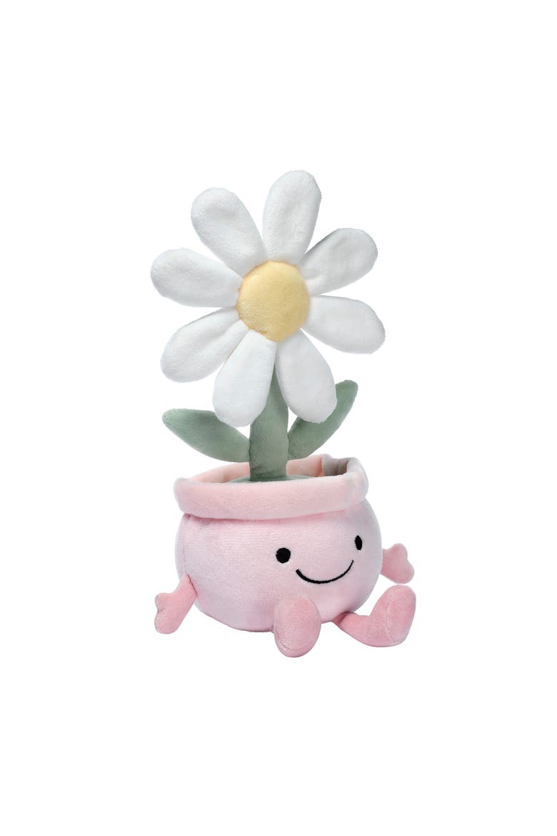 Daisy Dreams Poseable Flower Pot Plush Stuffed Animal Toy - 11 Inch, Alternate, color, Pink