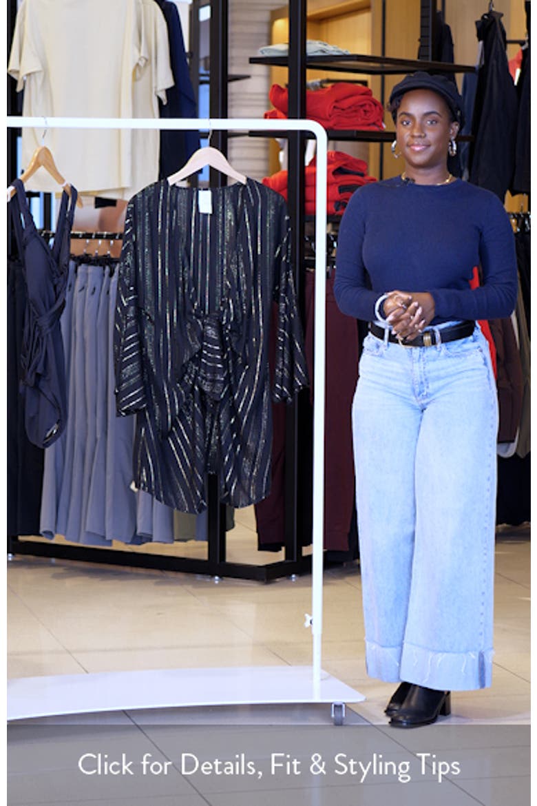 Radiance V-Neck Long Sleeve Cover-Up Tunic video