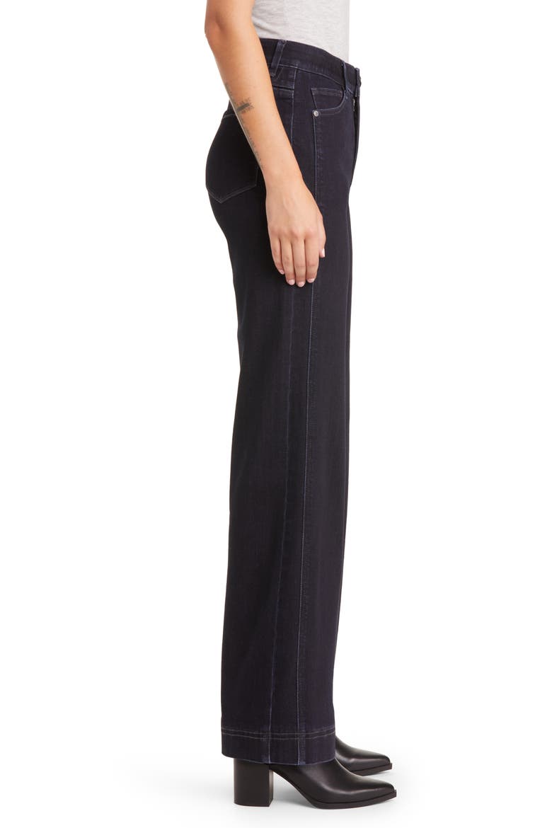 Gracie Skyrise Wide Leg Jeans, Alternate, color, INDIGO
