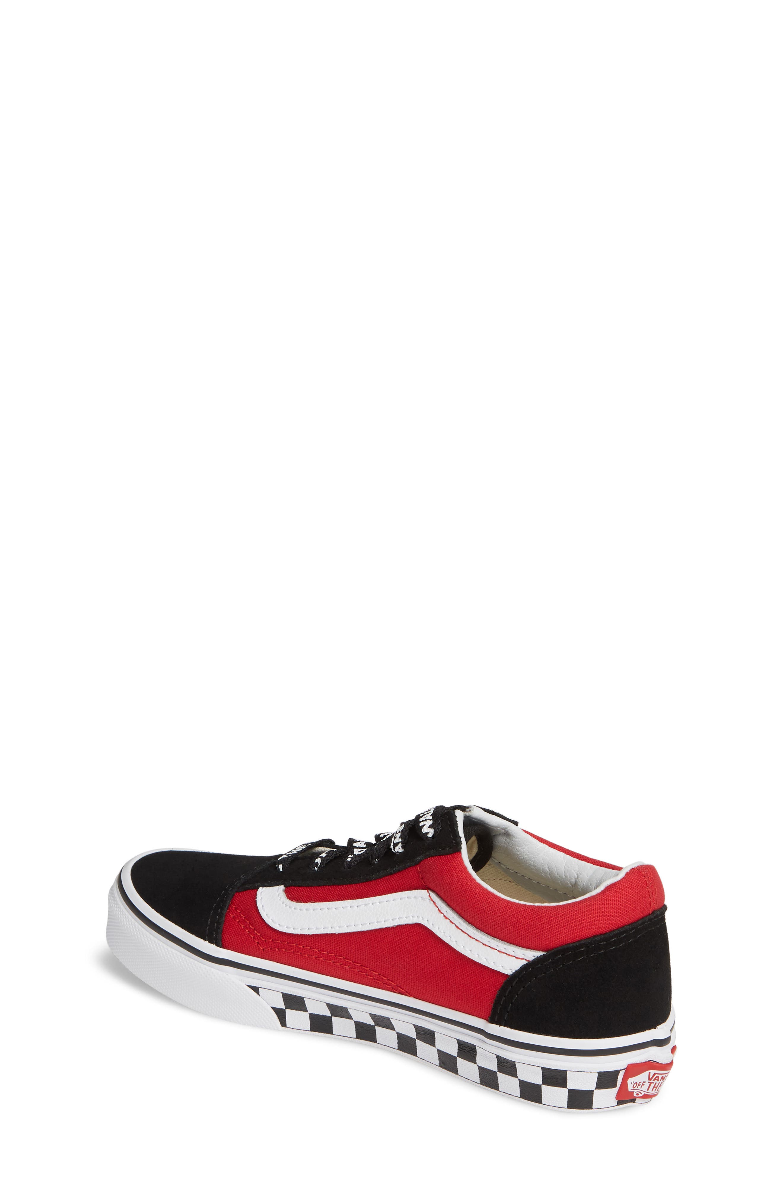 Old Skool Sneaker, Alternate, color, BLACK/ TRUE WHITE/ WHITE