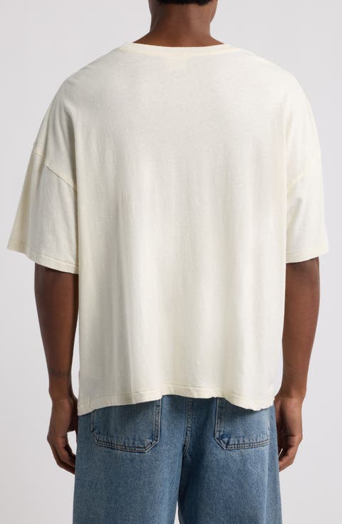 Surf Instructor Linen & Cotton Graphic T-Shirt
