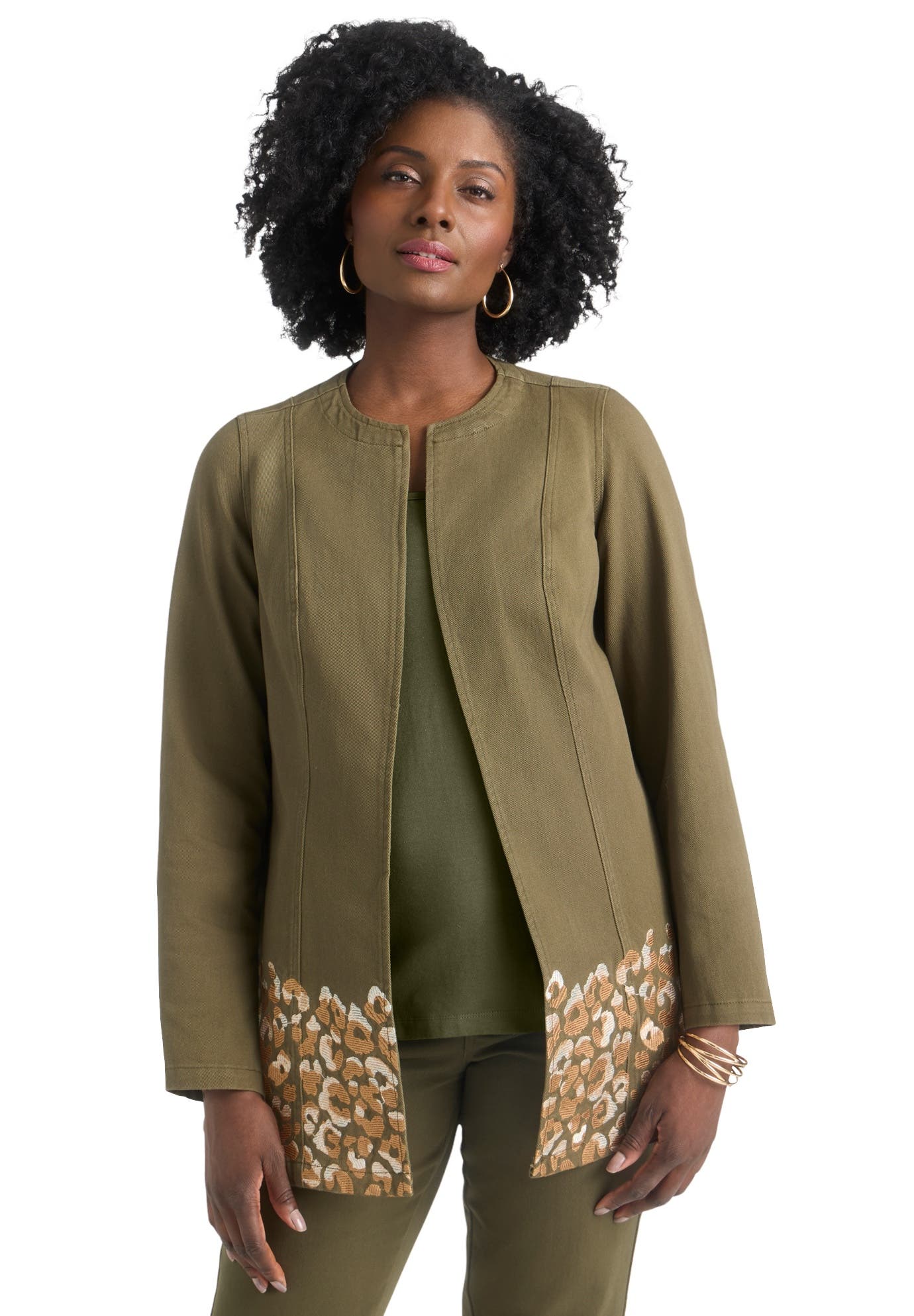 selected GREEN ANIMAL EMBROIDERY