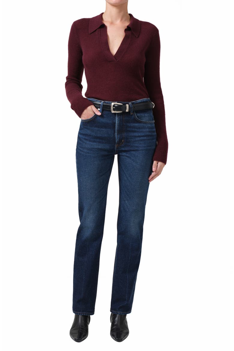 Zurie Nonstretch Ankle Jeans, Alternate, color, SUTHERLAND