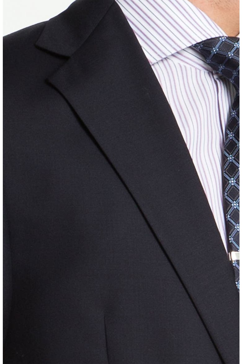 Solid Wool Blazer, Alternate, color, NAVY