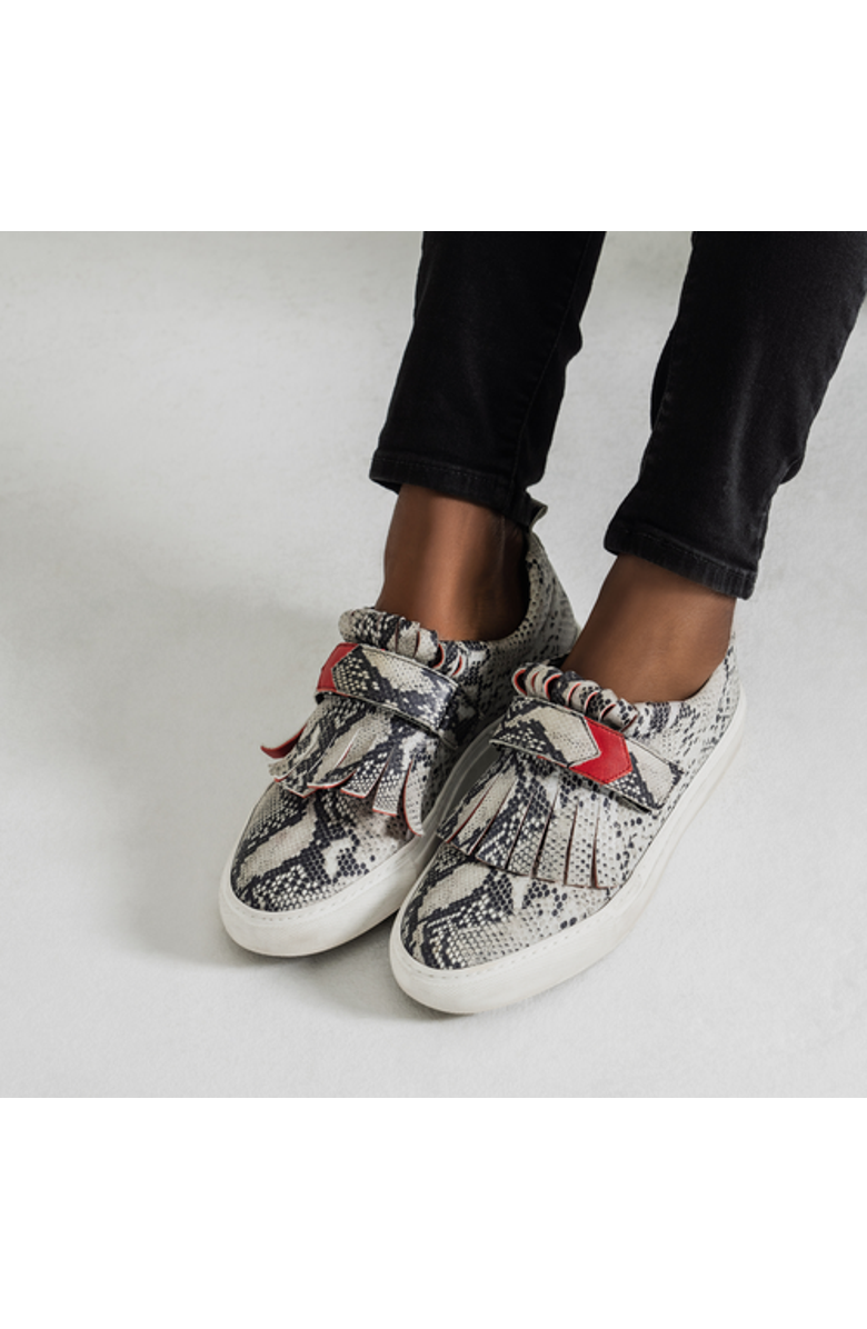 Tiannia Barnes Serena Sneakers, Alternate, color, Snakeskin