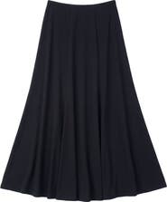 Monte Carlo Polyester Knit Soft Drape Flattering Silhouette Skirt
