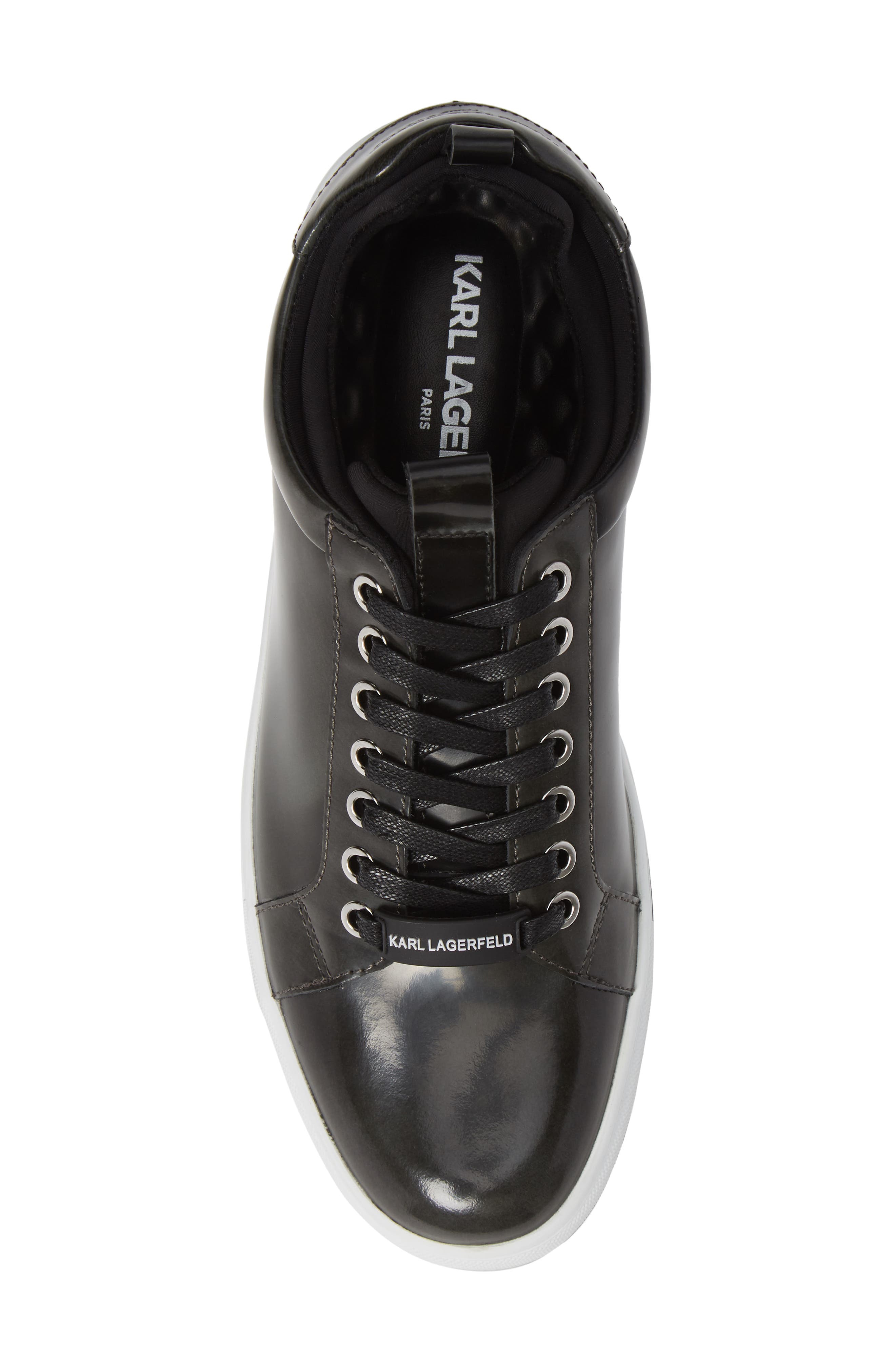 KARL LAGERFELD PARIS Box Inner Sock Sneaker, Alternate, color, 