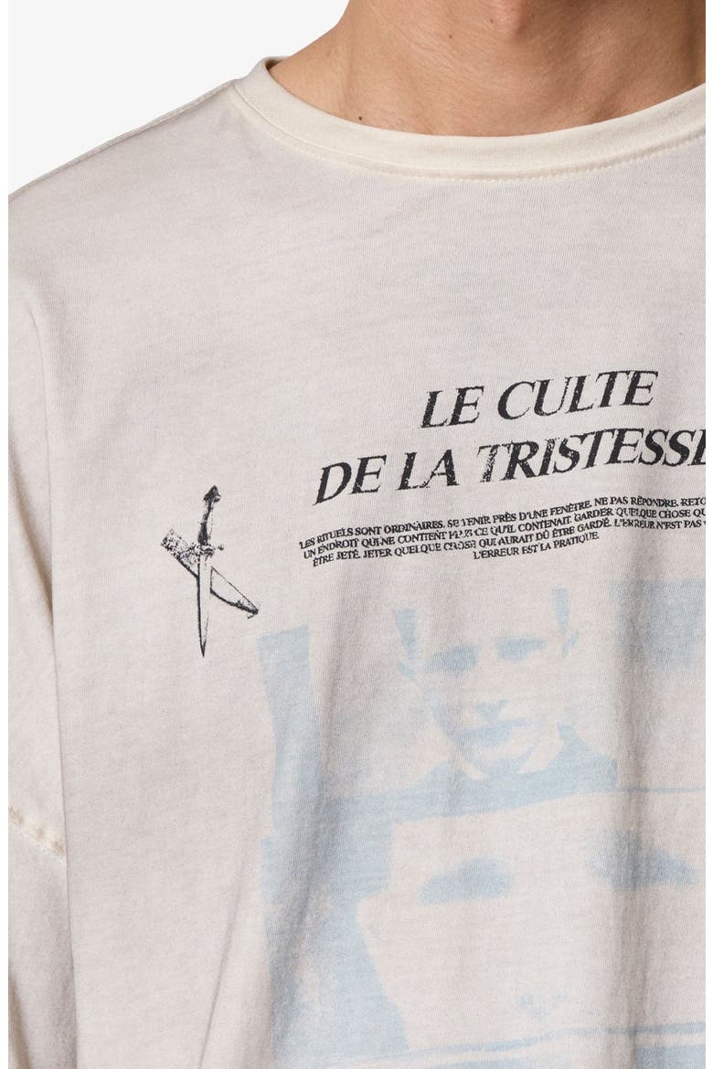 Le Culte Long Sleeve Cotton Graphic T-Shirt, Alternate, color, OFF WHITE