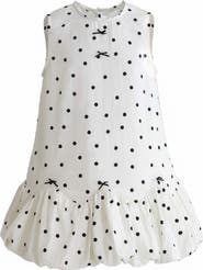 Sweet Cactus Polka Dot Bow Dress