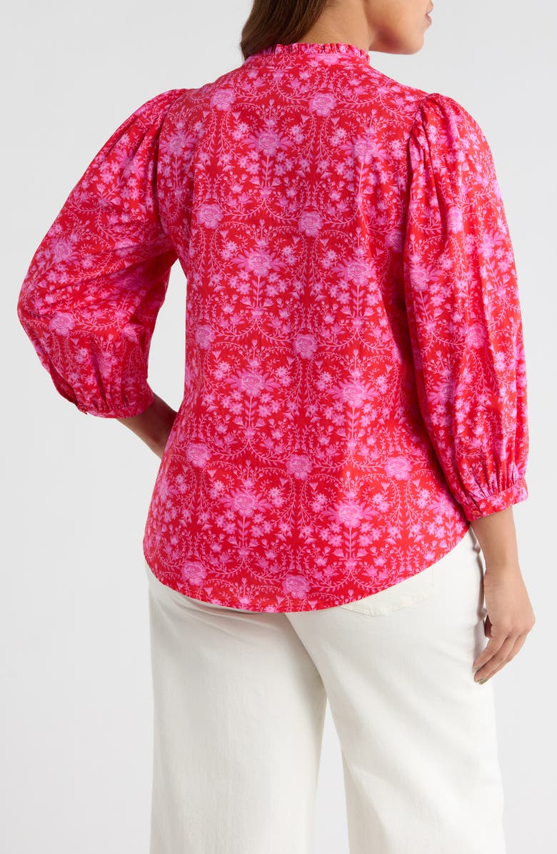 SUGARLIPS Cecy Floral Ima Button-Up Shirt, Alternate, color, 