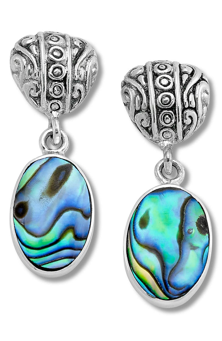 SAMUEL B. Sterling Silver Drop Earrings, Main, color,