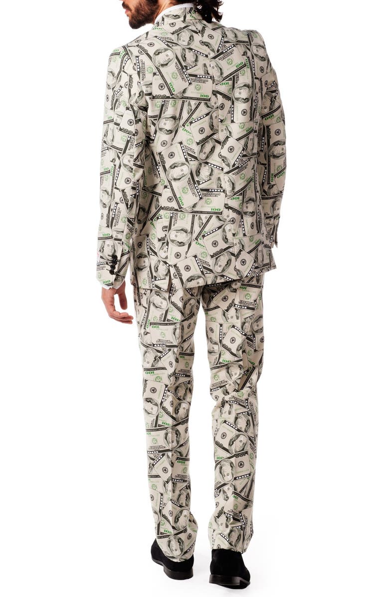 OppoSuits 'Cashanova' Trim Fit Suit with Tie, Alternate, color, Beige