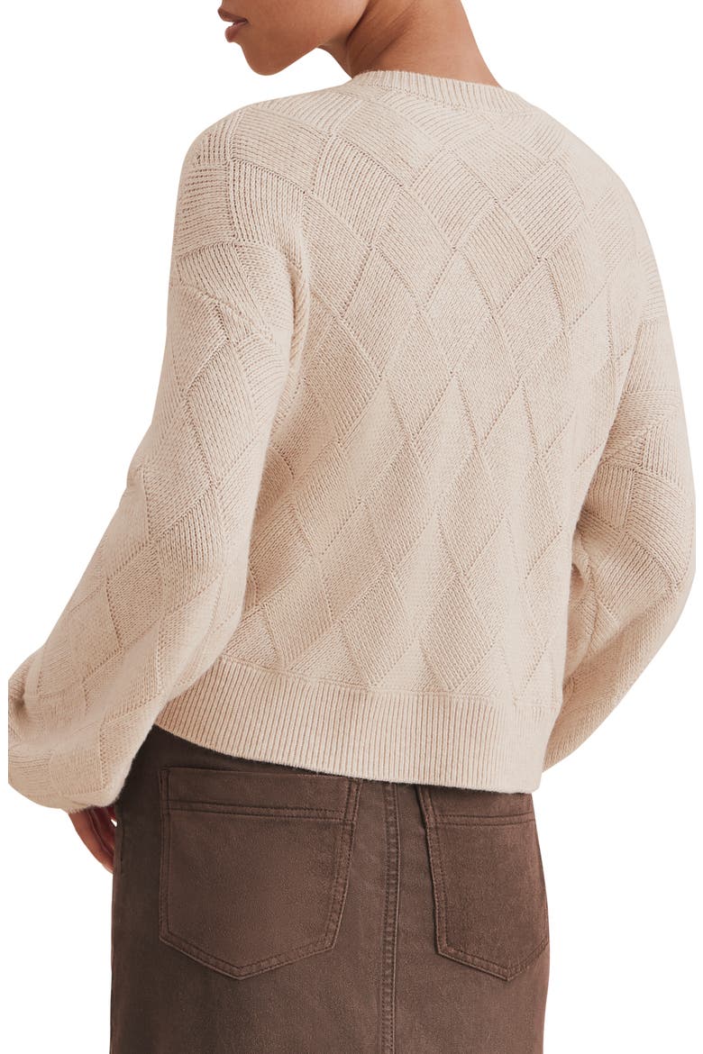 Solstice Sweater, Alternate, color, WHEAT BEIGE HEATHER