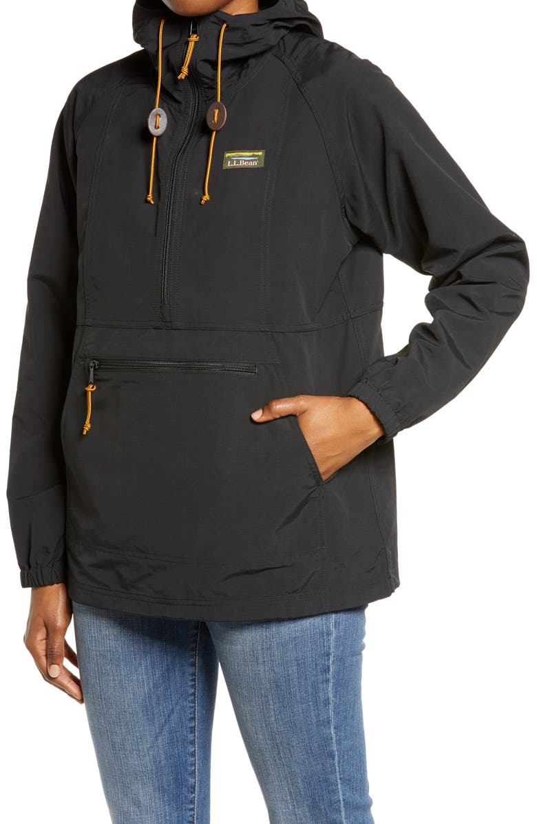 L.L.Bean Women's Mountain Classic Water Resistant Half Zip Anorak, Alternate, color, 