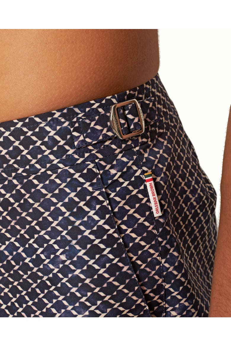 Bulldog Tailored-Fit Swim Shorts, Alternate, color, NIGHT IRIS
