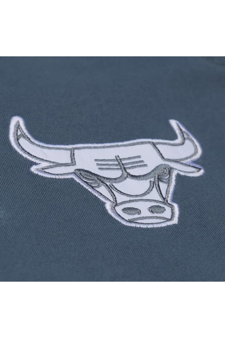 Men's Mitchell & Ness  Blue Chicago Bulls Thunderstorm T-Shirt, Alternate, color, Blue