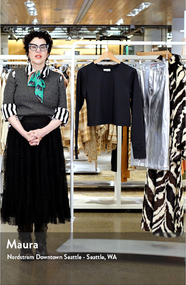 Long Sleeve Crop T-Shirt, sales video thumbnail