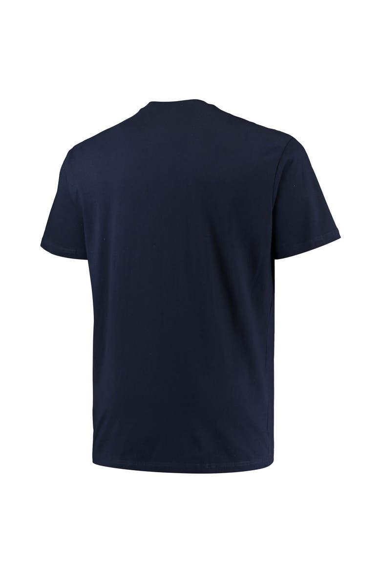 Men's Champion Navy Michigan Wolverines Big & Tall Arch Team Logo T-Shirt, Alternate, color, Navy