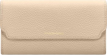 Long Leather Flap Wallet