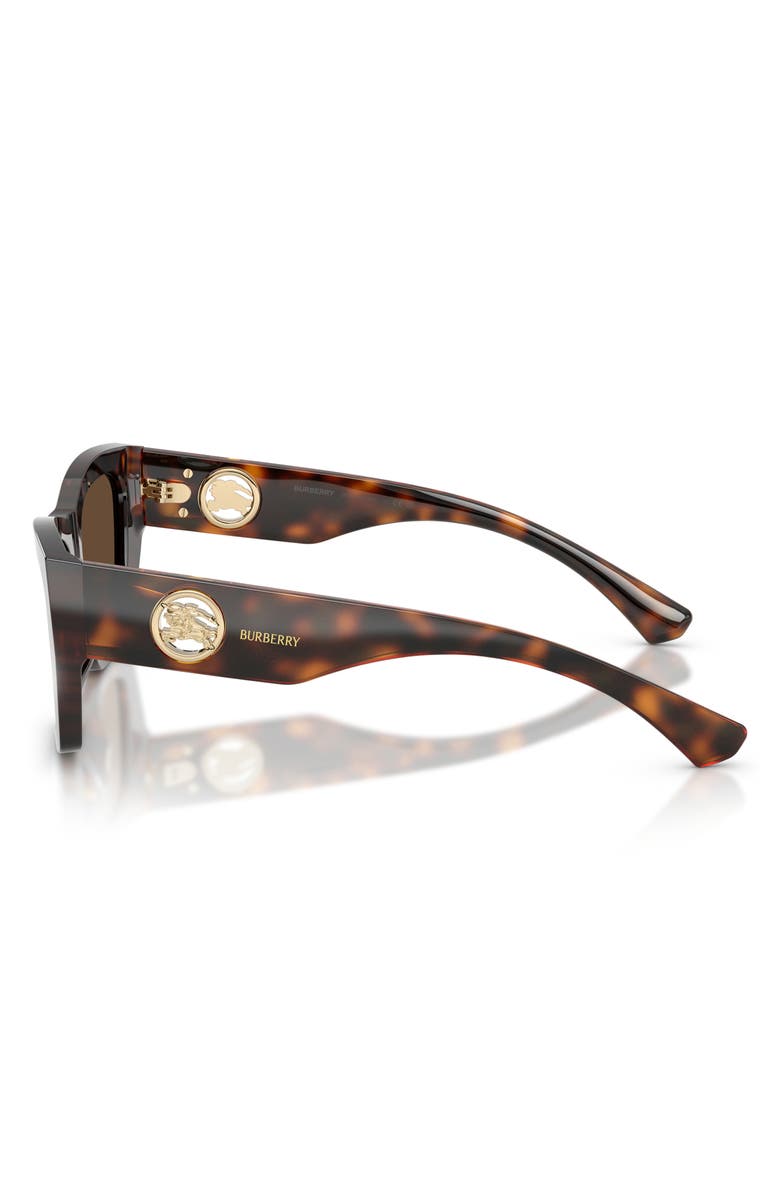 Burberry 54mm Cat Eye Sunglasses, Alternate, color, Dark Havana / Dark Brown