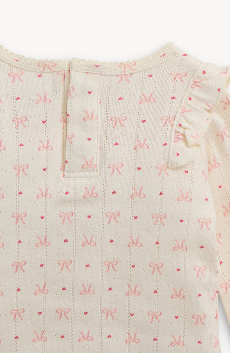 Magnetic Me Kids' Heart 'n' Bow Two-Piece Pajamas, Alternate, color, Hebow