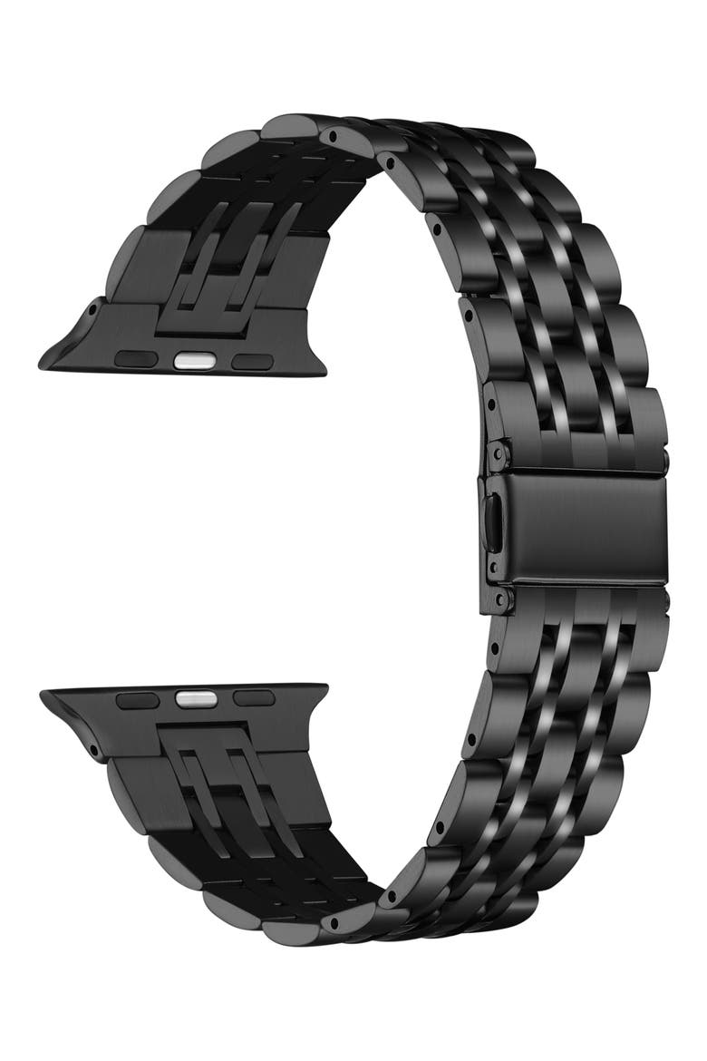 22mm Apple Watch® Bracelet Watchband, Alternate, color, BLACK