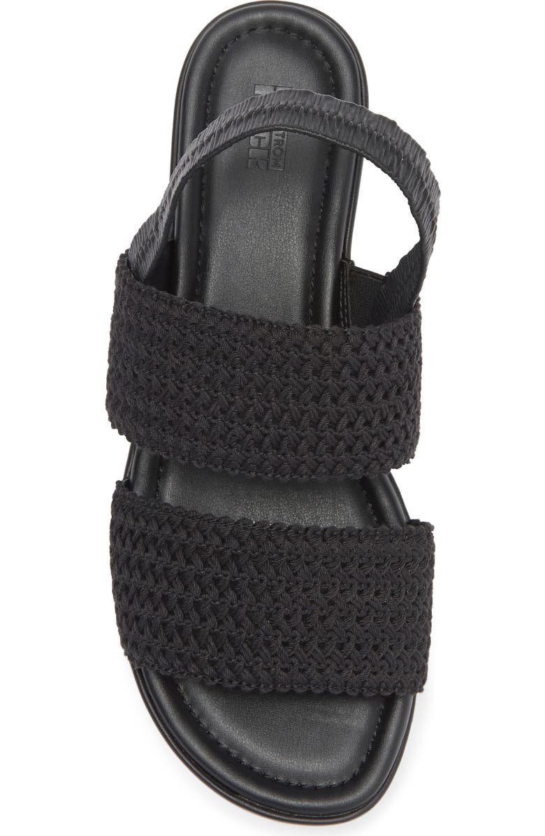 NORDSTROM RACK Cassie Platform Wedge Slingback Sandal, Alternate, color,