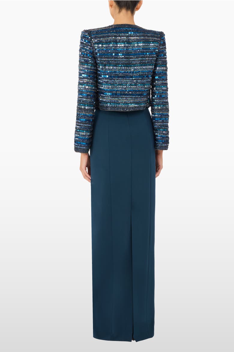 Alma Beaded Jacket, Alternate, color, Blackthorne Blue