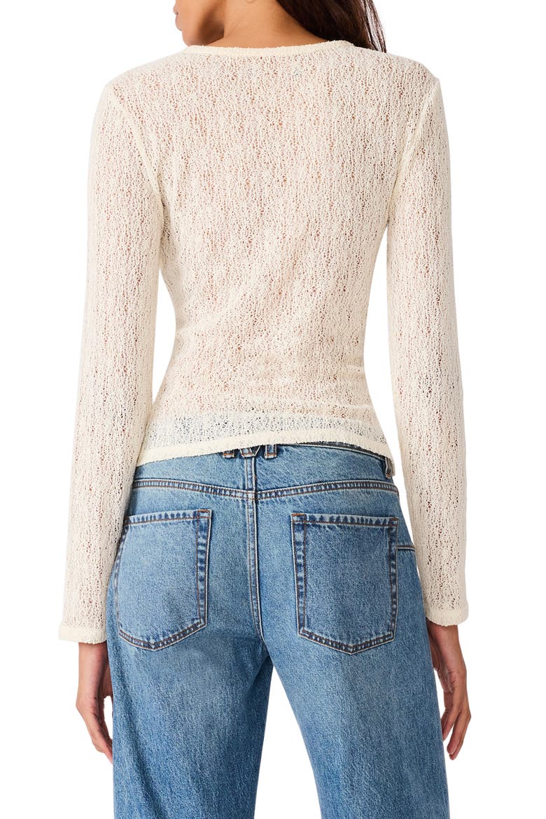 Sierra Long Sleeve Knit Top, Alternate, color, IVORY