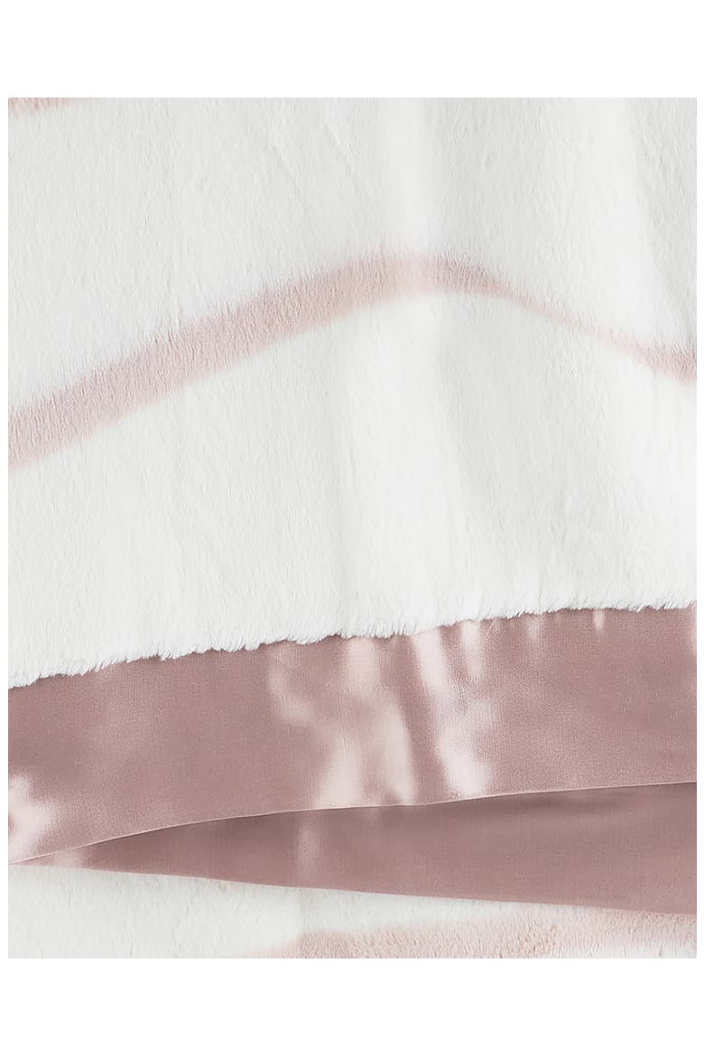Luxe Ribbon Baby Blanket, Alternate, color, DUSTY PINK