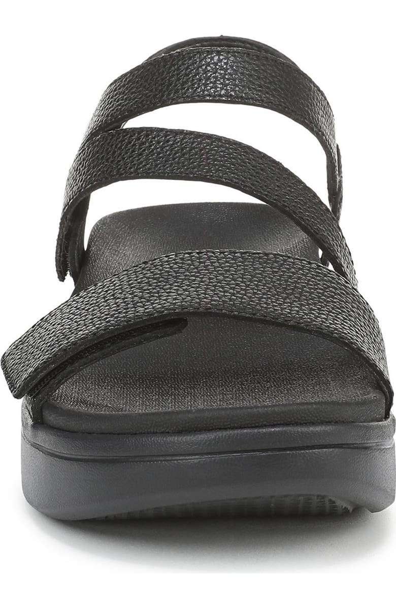 Vionic Sophia Strappy Platforn Wedge Sandal, Alternate, color, Black