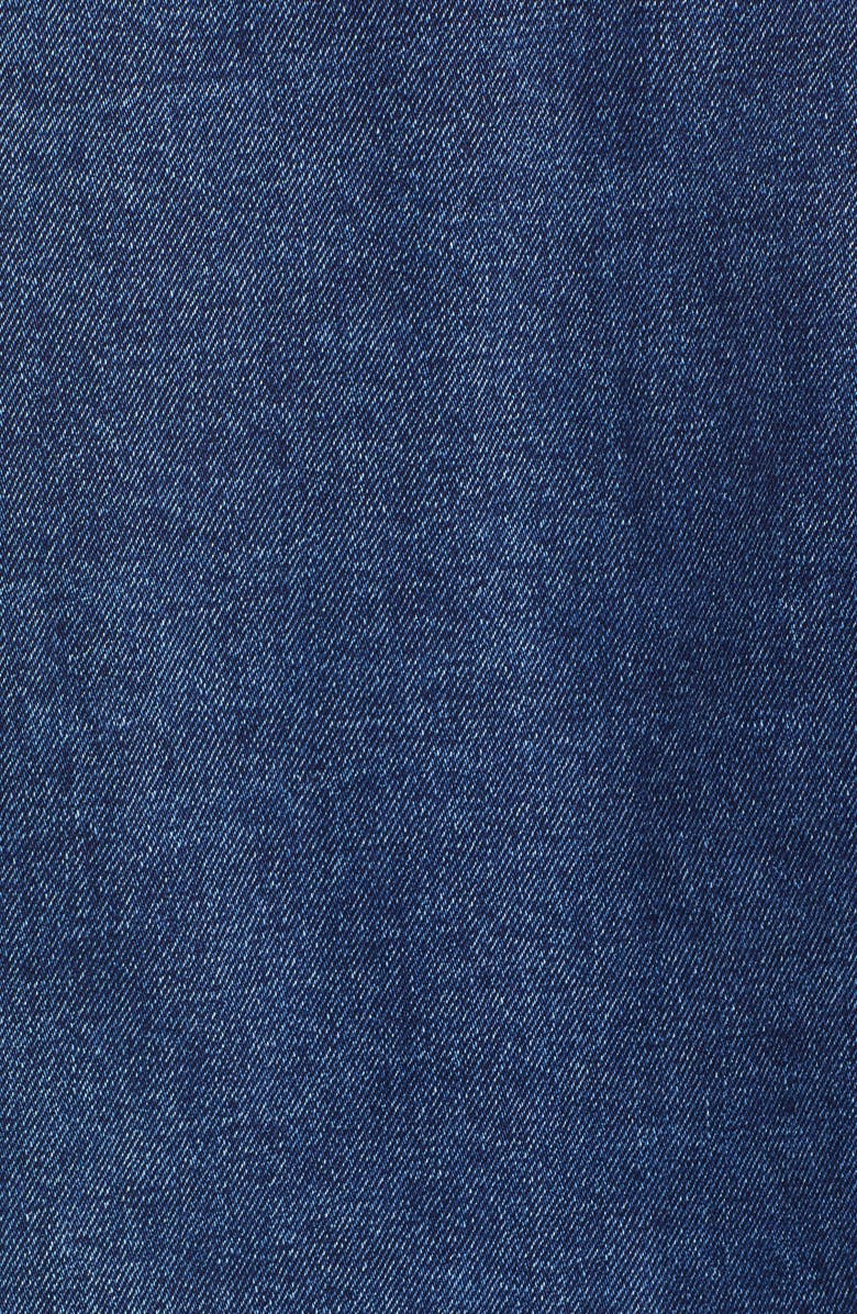 Scotch & Soda Cotton Denim Trucker Jacket with Removable Faux Shearling Collar, Alternate, color,