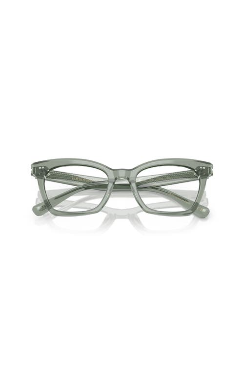 Oliver Peoples 52mm Butterfly Optical Glasses In White
