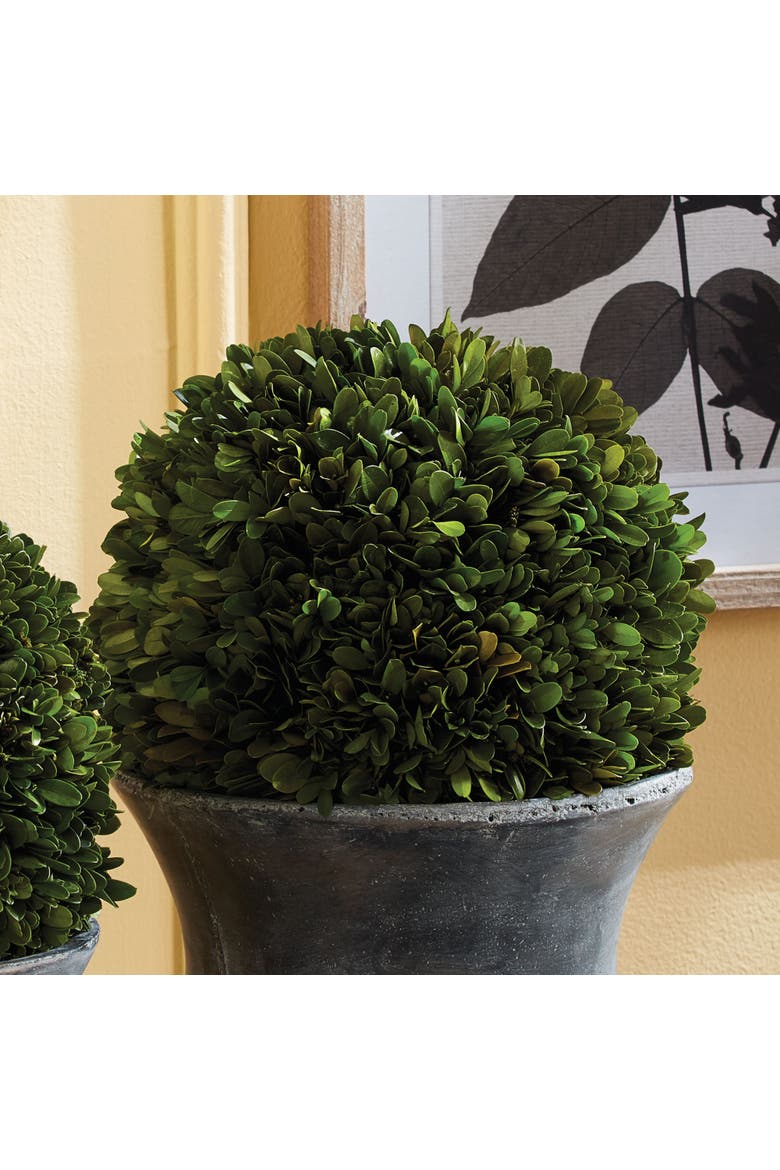 Boxwood Ball Faux (Fake) 12", Alternate, color, Green