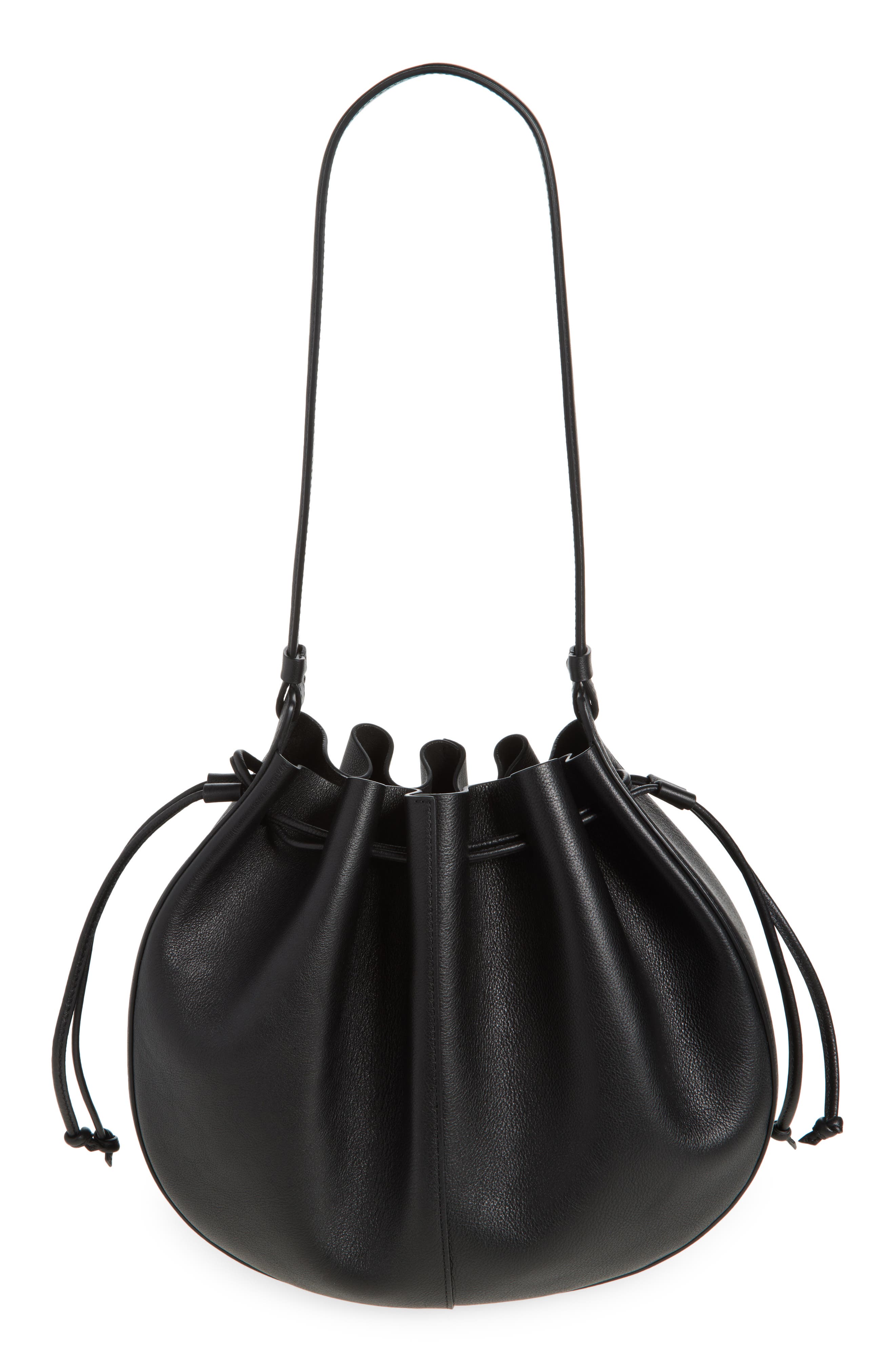 Mansur Gavriel Flores Leather Bucket Bag, Alternate, color, 