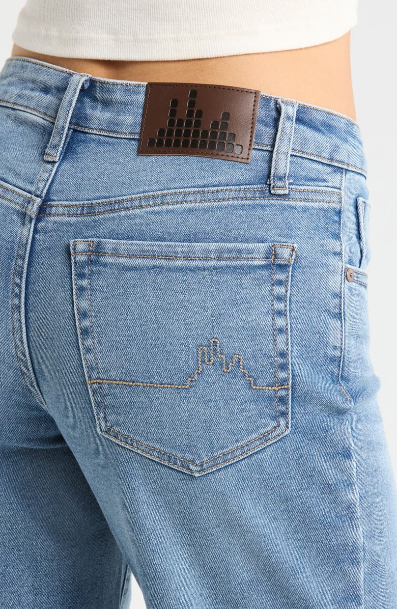 CITY BLUES Dover Crop Straight Leg Jeans, Alternate, color, Light Aged Wash