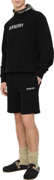 Burberry Logo Cotton Shorts