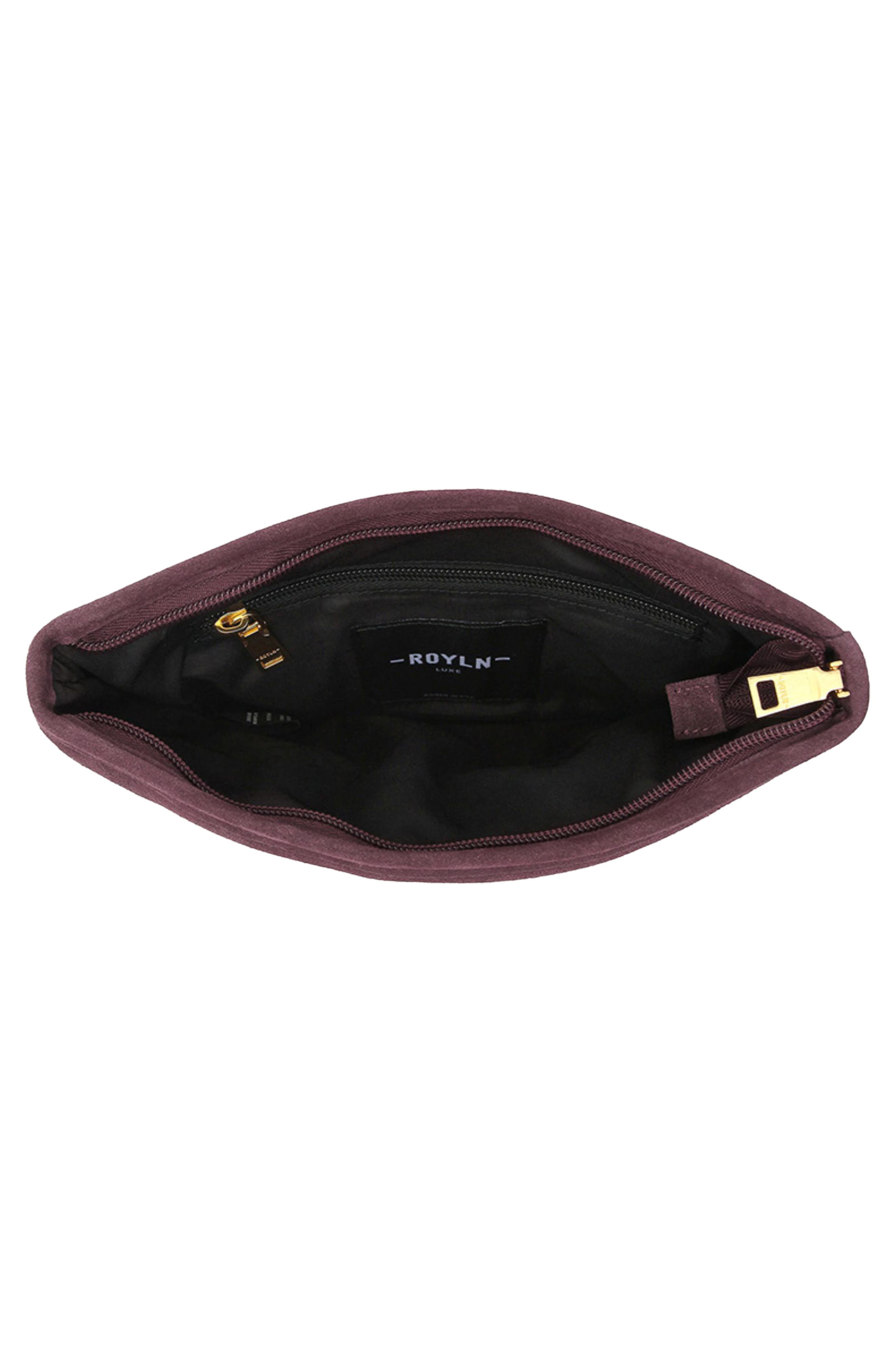 Bum Bag 2.0 Leather Belt Bag, Alternate, color, BORDEAUX SUEDE