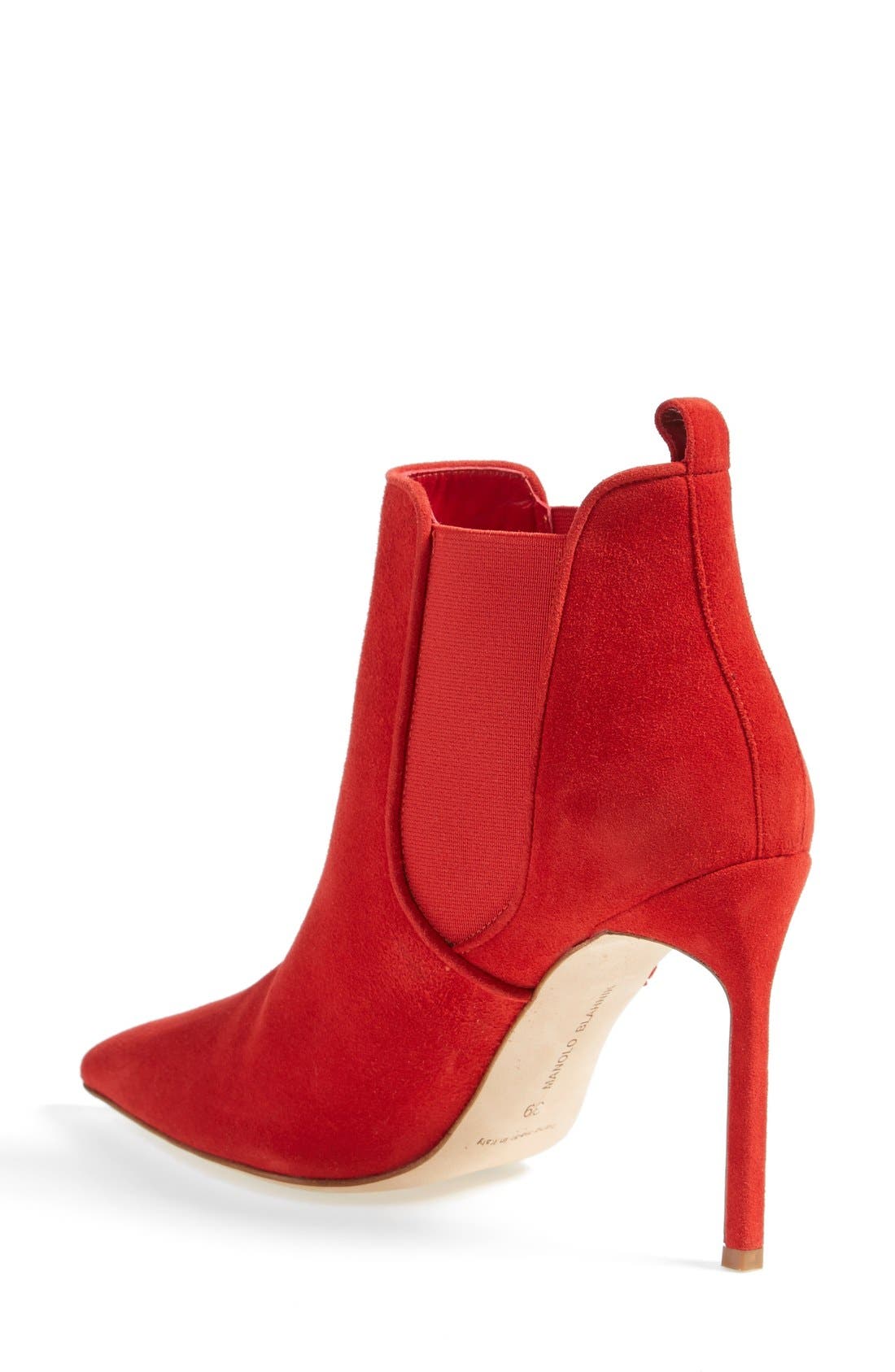 'Tungade' Ankle Bootie, Alternate, color, RED