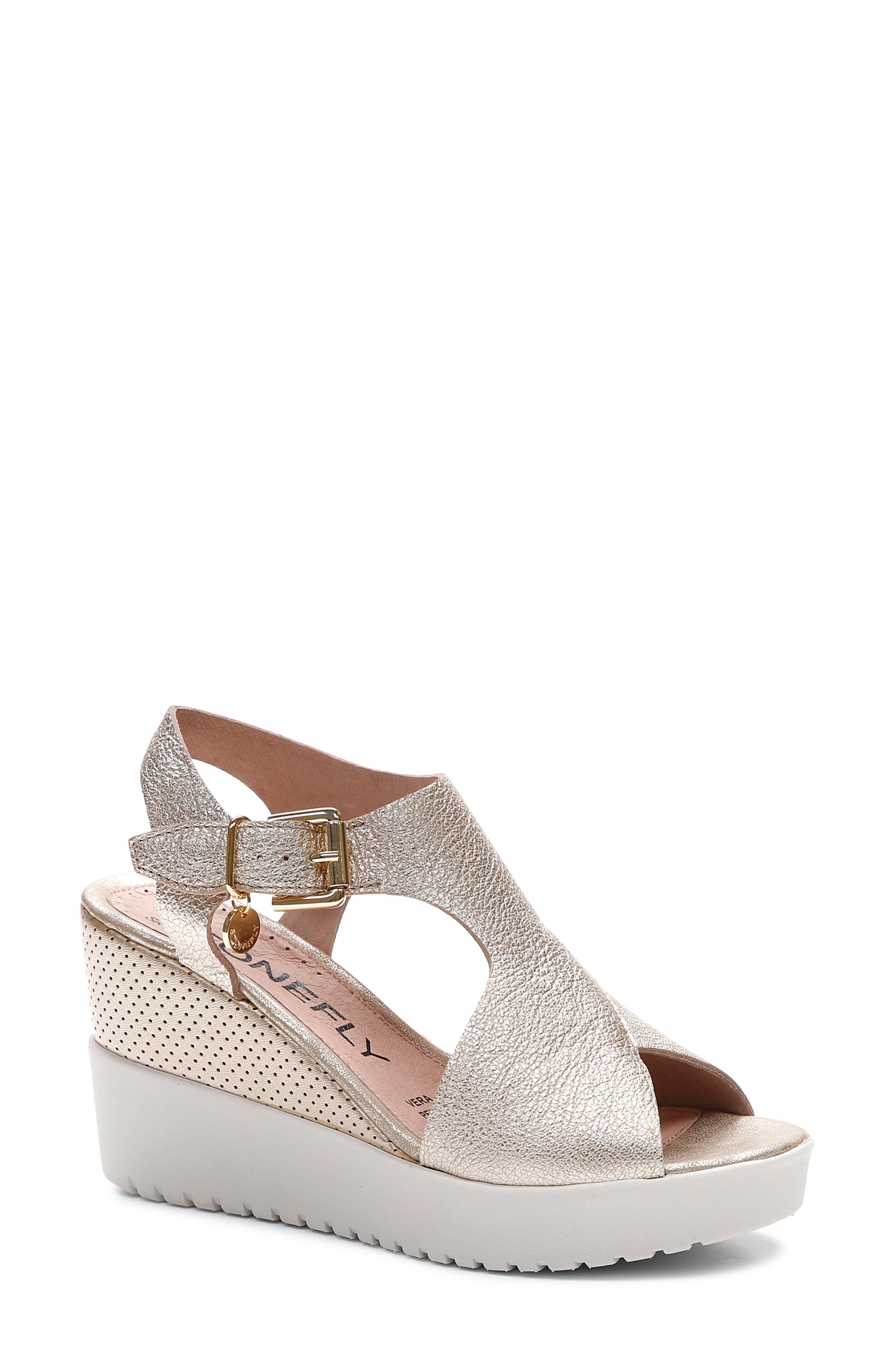 Stonefly Ely 10 Platform Wedge Sandal, Main, color, 