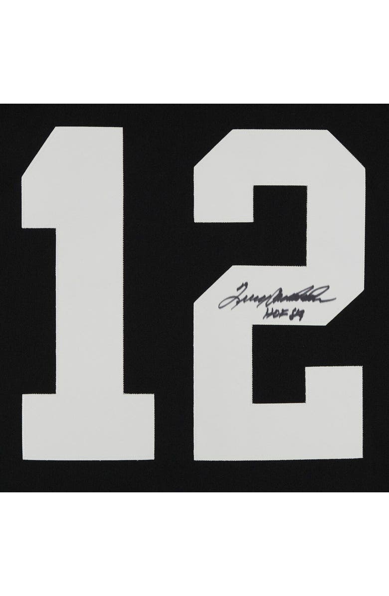 FANATICS AUTHENTIC Terry Bradshaw Pittsburgh Steelers Autographed Black Mitchell & Ness Authentic Jersey with "HOF 89" Inscription, Alternate, color, 
