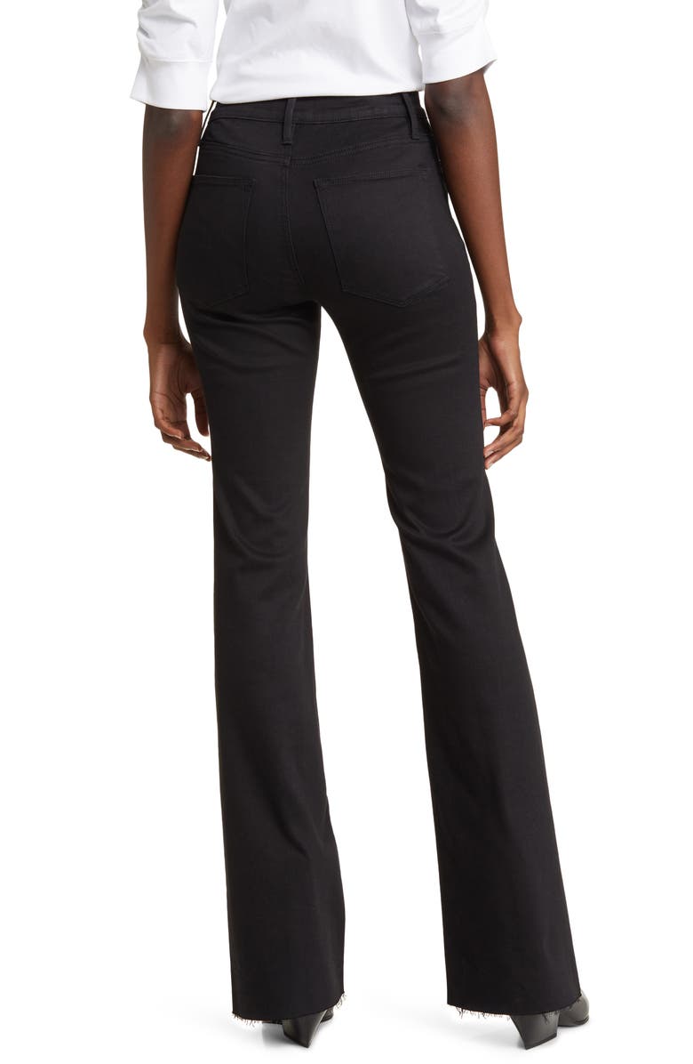 FRAME Le Easy Flare Jeans, Alternate, color, Blackfinn