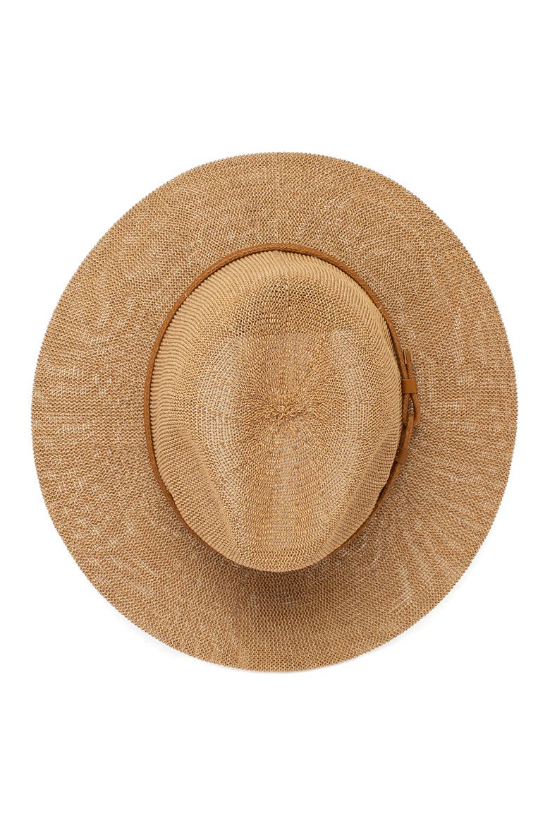 St. Augustine Straw Fedora, Alternate, color, CAMEL