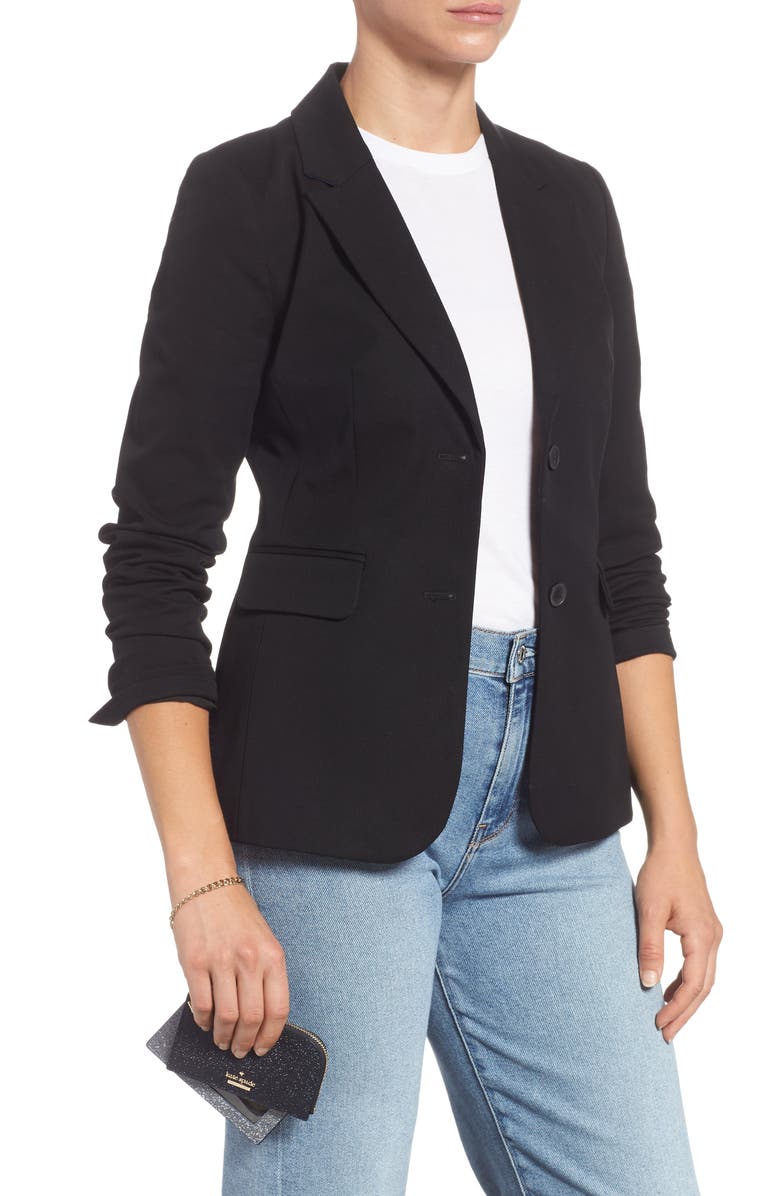 Kate Spade New York burgess court - ivey glitter leather card holder, Alternate, color, 