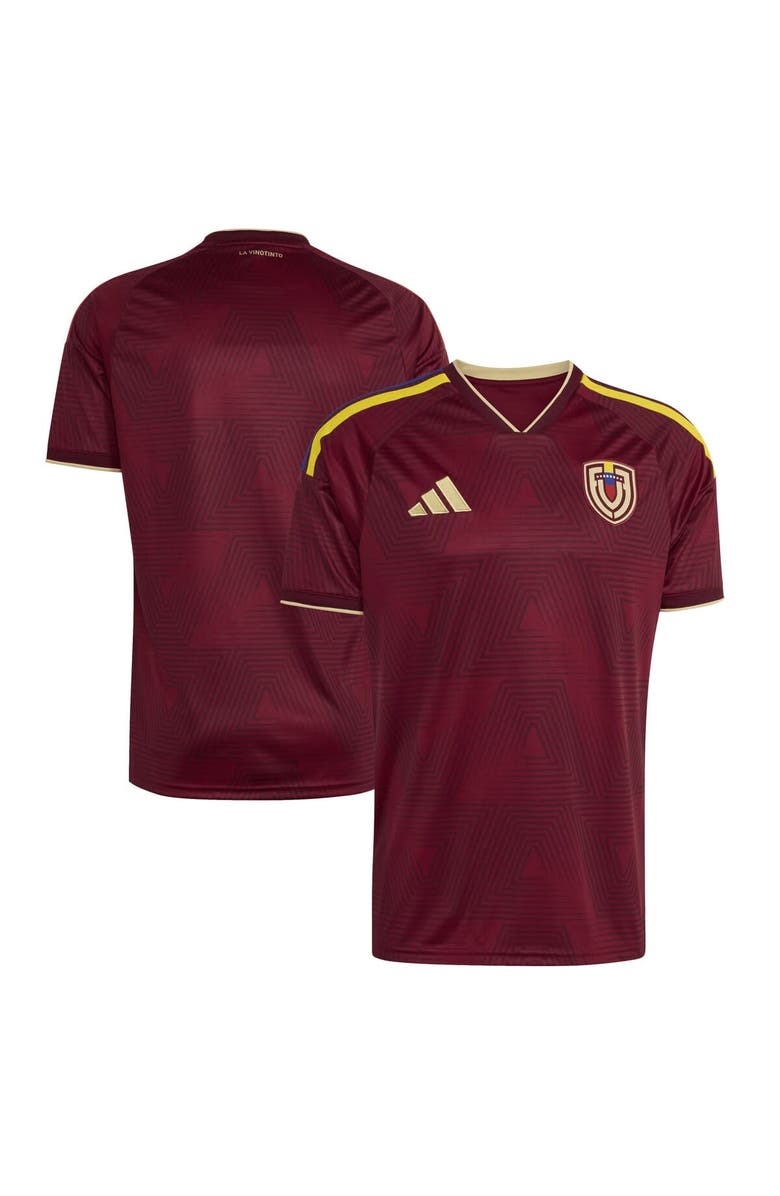 adidas Men's adidas  Red Venezuela National Team FIFA x World Cup 2026 Home Replica Jersey, Main, color, Red