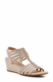 Anne Klein Brixten Strappy Wedge Sandal