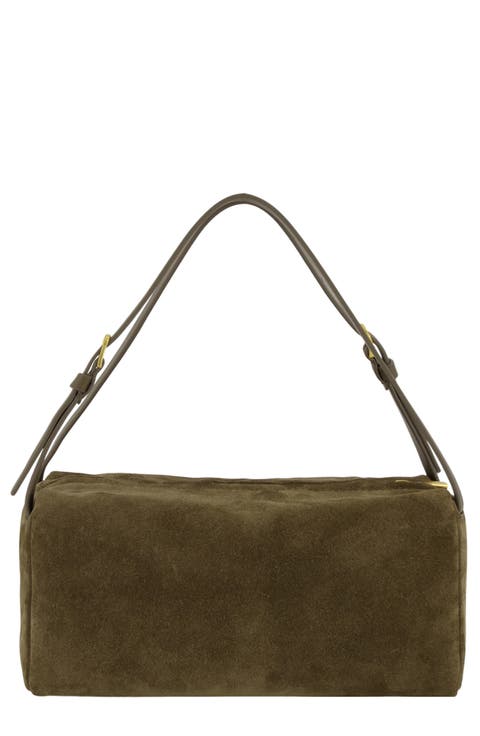 Josie Suede Top Handle Bag
