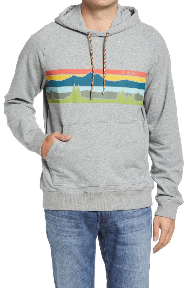 L.L.Bean Men's Beans Camp Graphic Hoodie, Main, color,