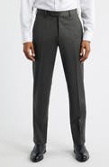 Zanella Parker Flat Front Wool Dress Pants