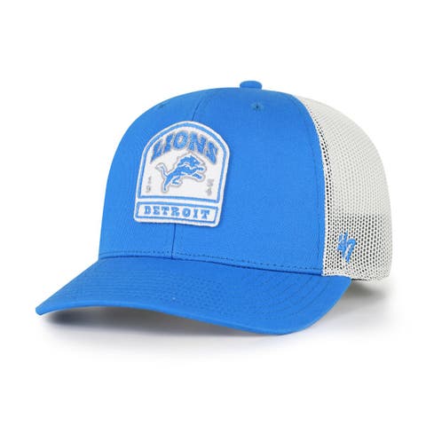 Men's '47  Blue Detroit Lions  Headstone Trucker Adjustable Hat